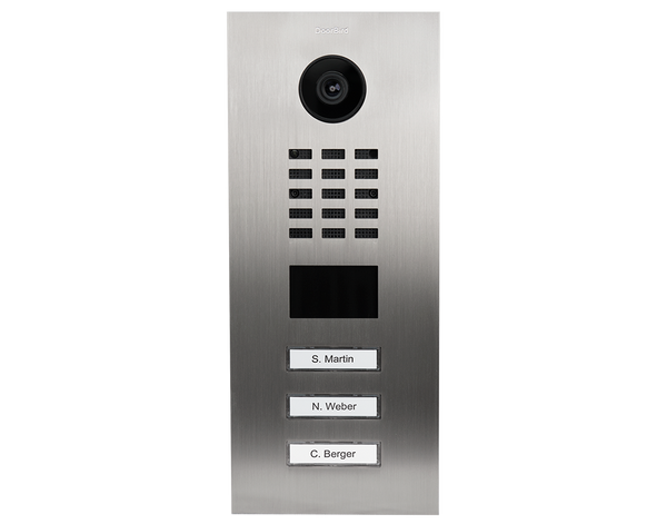 DoorBird D2103V IP Video Door Station, 3 Call Button in  Stainless Steel V2A