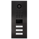 DoorBird D2103V IP Video Door Station, 3 Call Button in Titanium