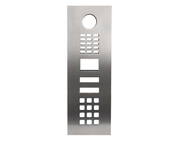 DoorBird Front Panel for D2102KV in Stainless Steel V2A