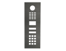 DoorBird Front Panel for D2102KV in DB 703 Stainless Steel