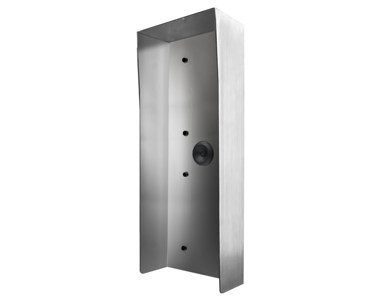 DoorBird Protective Hood for D2104V/D2105V/D2106V, Surface-Mounting Housing in Stainless Steel V4A
