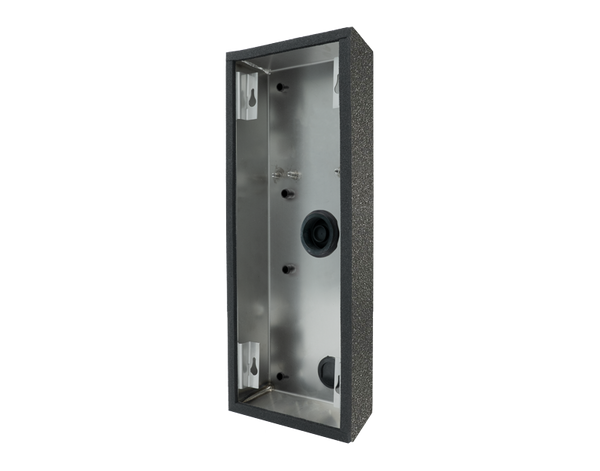 DoorBird D2102V/D2103V/D2101FV Fingerprint 50/D2101FV EKEY/D2101TFV Surface-Mounting Housing Backbox in DB 703, Stainless Steel