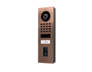DoorBird D1101FV Fingerprint 50 Surface-Mount IP Video Door Station, 1 Call Button in Bronze