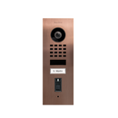DoorBird D1101FV Fingerprint 50 Flush-Mount IP Video Door Station, 1 Call Button in Bronze