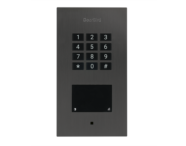 DoorBird Flush-Mount IP Access Control Device A1121 in Titanium