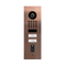 DoorBird D1102FV Fingerprint 50 Flush-Mount IP Video Door Station, 2 Call Button in Bronze