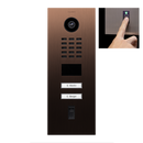 DoorBird D2102FV Fingerprint 50 IP Video Door Station, 2 Call Button in Bronze