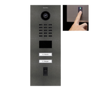 DoorBird D2102FV Fingerprint 50 IP Video Door Station,  2 Call Button in DB 703 Stainless Steel