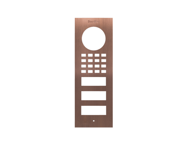 DoorBird Front Panel for D1102V Surface-Mount in Bronze