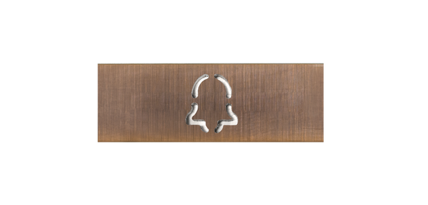 DoorBird Nameplate for One Call Button D11X in Bronze - Engraved