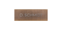 DoorBird Nameplate for One Call Button D11X in Bronze - Individual Engraving