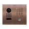 DoorBird D1101KH Classic Flush-Mount IP Video Door Station, 1 Call Button in Bronze
