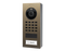 DoorBird D1101V Surface-Mount IP Video Door Station, 1 Call Button in Real Burnished Brass