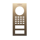 DoorBird Front Panel for D1101V Surface-Mount in Real Burnished Brass