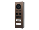 DoorBird D1102V Surface-Mount IP Video Door Station, 2 Call Button in  Architectural Bronze