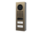 DoorBird D1102V Surface-Mount IP Video Door Station, 2 Call Button in Real Burnished Brass