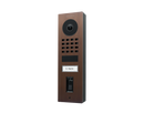 DoorBird D1101FV Fingerprint 50 Surface-Mount IP Video Door Station, 1 Call Button in Architectural Bronze