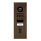 DoorBird D1101FV-F Fingerprint 50 Flush-Mount IP Video Door Station, 1 Call Button in Architectural Bronze