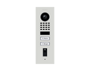 DoorBird D1102FV-F Fingerprint 50 Flush-Mount IP Video Door Station, 2 Call Button in Traffic White, RAL 9016