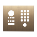 DoorBird Front Panel for D1101KH Classic Surface-/ Flush-Mount in Real Burnished Brass