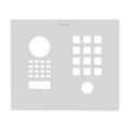 DoorBird Front Panel for D1101KH Classic Surface-/ Flush-Mount in Traffic White, RAL 9016