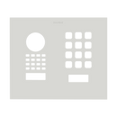 DoorBird Front Panel for D1101KH Modern Surface-/ Flush-Mount in Traffic White, RAL 9016