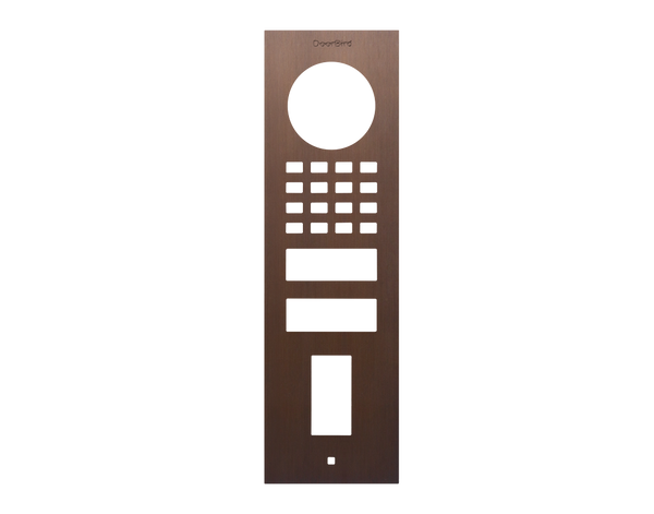 DoorBird Front Panel for D1101FV Fingerprint 50 Surface-Mount in Architectural Bronze