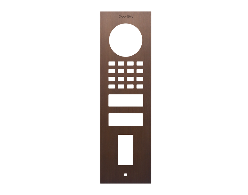 DoorBird Front Panel for D1101FV Fingerprint 50 Surface-Mount in Architectural Bronze