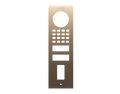 DoorBird Front Panel for D1101FV Fingerprint 50 Surface-Mount in Real Burnished Brass