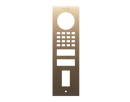 DoorBird Front Panel for D1101FV Fingerprint 50 Surface-Mount in Real Burnished Brass