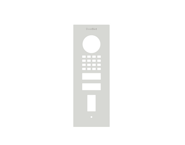 DoorBird Front Panel for D1101FV Fingerprint 50 Flush-Mount in Traffic White, RAL 9016