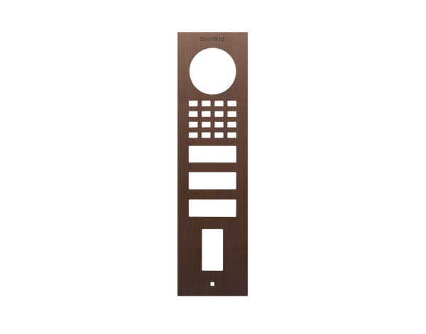 DoorBird Front Panel for D1102FV Fingerprint 50 Surface-Mount in Architectural Bronze