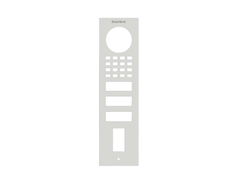 DoorBird Front Panel for D1102FV Fingerprint 50 Surface-Mount in Traffic White, RAL 9016