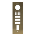 DoorBird Front Panel for D1102FV Fingerprint 50 Flush-Mount in Real Burnished Brass