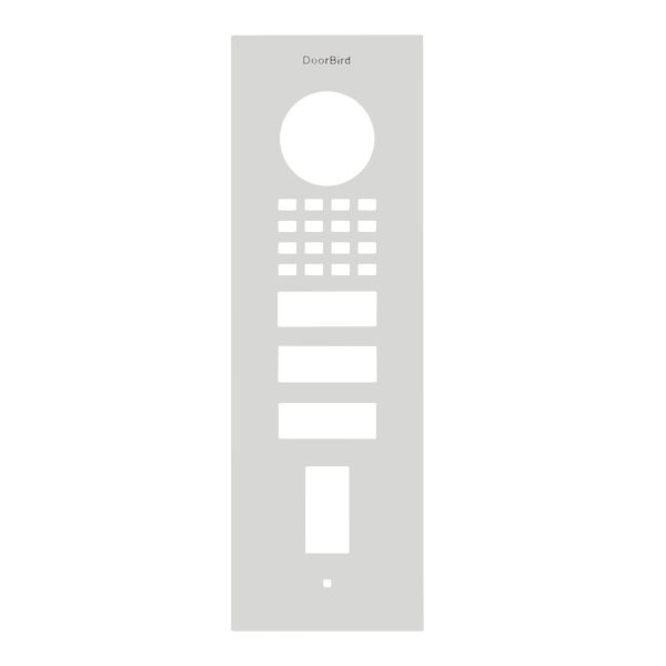 DoorBird Front Panel for D1102FV Fingerprint 50 Flush-Mount in Traffic White, RAL 9016