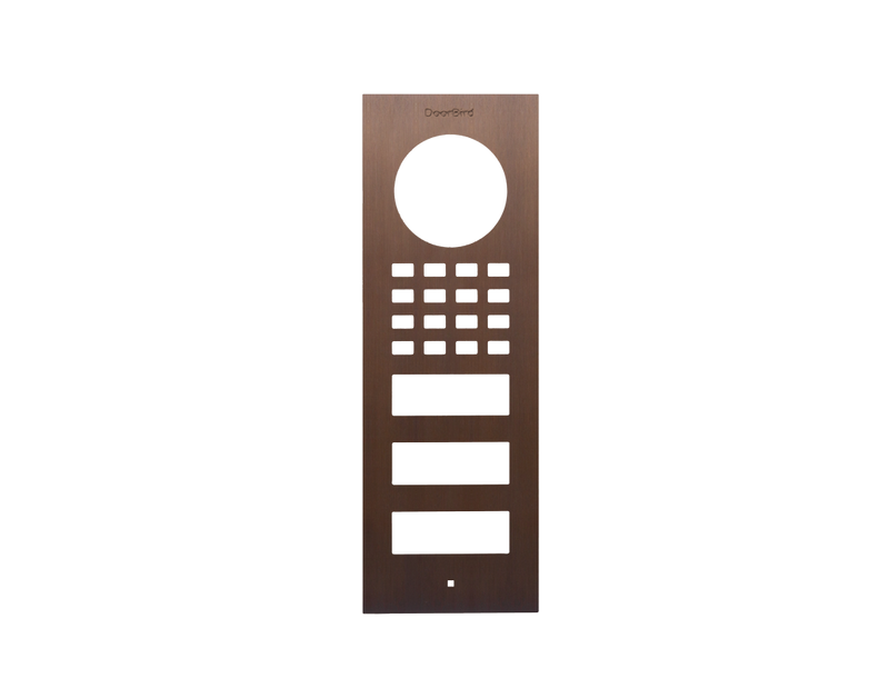 DoorBird Front Panel for D1102V Surface-Mount in Architectural Bronze
