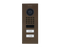 DoorBird D1102V-F Flush-Mount IP Video Door Station, 2 Call Button in  Architectural Bronze