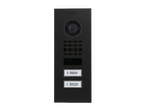DoorBird D1102V Flush-Mount IP Video Door Station, 2 Call Button in Graphite Black