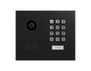 DoorBird D1101KH Modern Flush-Mount IP Video Door Station, 1 Call Button in Graphite Black