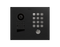 DoorBird D1101KH Classic Flush-Mount IP Video Door Station, 1 Call Button in Graphite Black