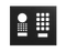 DoorBird Front Panel for D1101KH Modern Surface / Flush Mount in Graphite Black