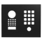 DoorBird Front Panel for D1101KH Classic Surface-/ Flush-Mount in Graphite Black