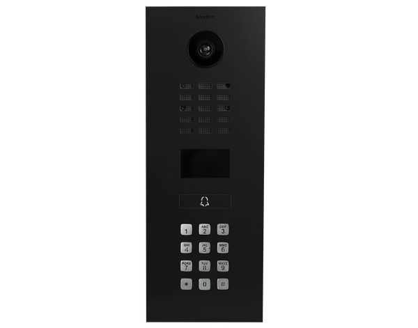DoorBird D2101KV IP Video Door Station, 1 Call Button in Graphite Black