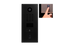 DoorBird D2101FV-FP50 Fingerprint 50 IP Video Door Station, 1 Call Button in Graphite Black