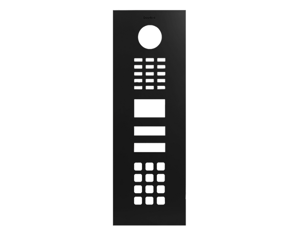 DoorBird Front Panel for D2102KV in Graphite Black