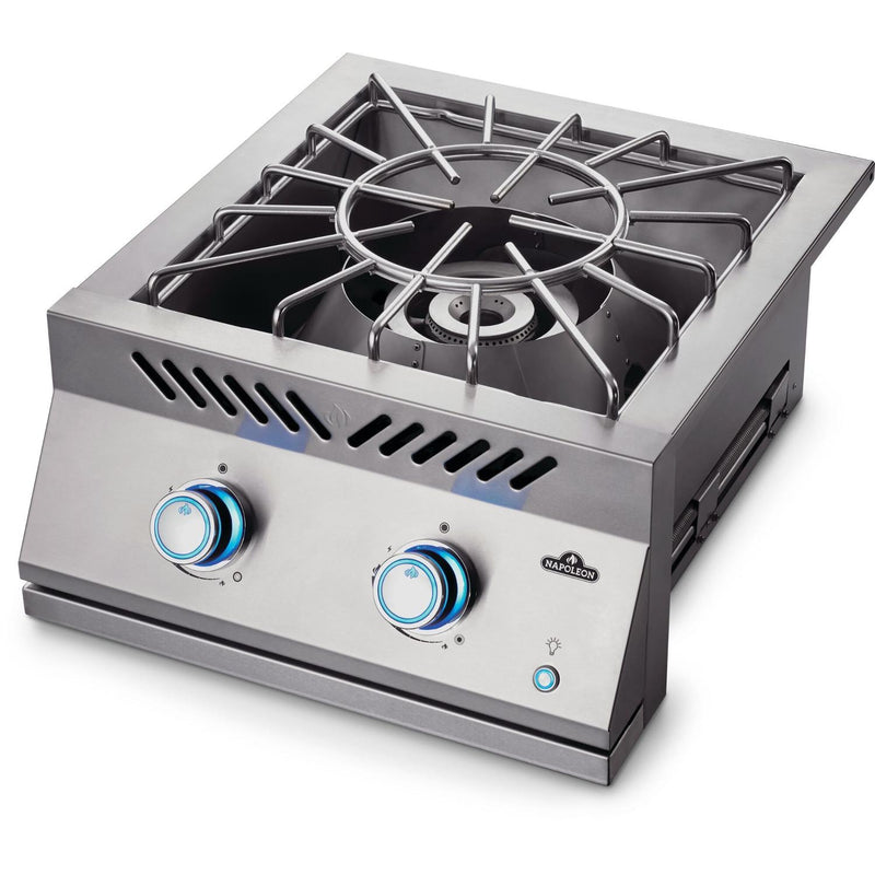 Napoleon 18-Inch 700 Series Built-In Propane Gas Power Burner with Stainless Steel Cover (BIB18PBPSS)