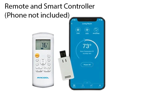 MRCOOL DIY 4th Gen Mini Split - 5-Zone 48,000 BTU Ductless Air Conditioner and Heat Pump Condenser with 18K + 12K + 12K + 9K + 9K Wall Mount Air Handlers