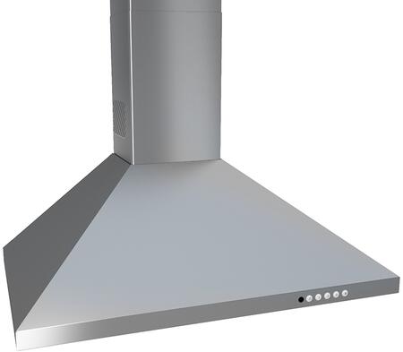 Faber 36-Inch Classica Plus Wall Mounted Convertible Range Hood with 600 CFM VAM Blower in Stainless Steel (CLPL36SSV)