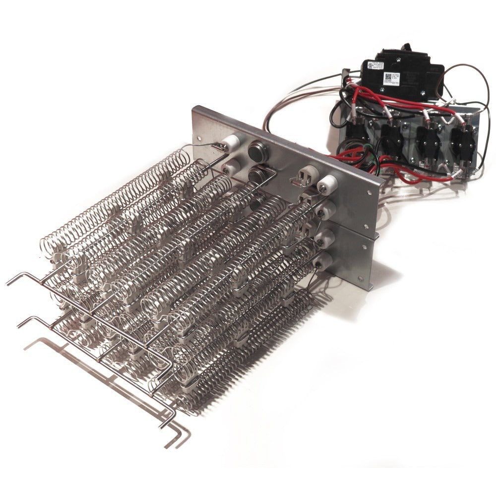 MRCOOL heat kit: metal heating coil grid with control wiring module
