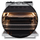 Forno 4-Piece Appliance Package - 30-Inch Dual Fuel Range with Air Fryer, Refrigerator, 24-Inch Microwave Oven, & 3-Rack Dishwasher in Stainless Steel